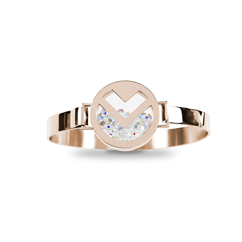 Shaker armband - Juni, Roséguld