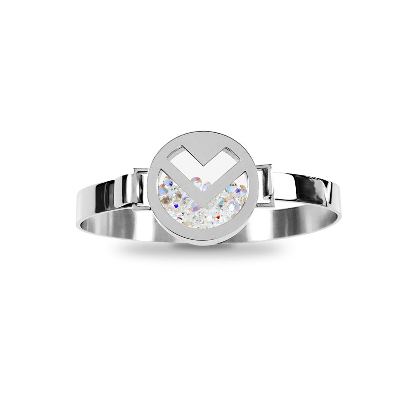 Shaker armband - Juni, Silver