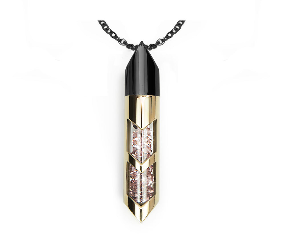 Shaker halsband - Oktober, Svart/Guld