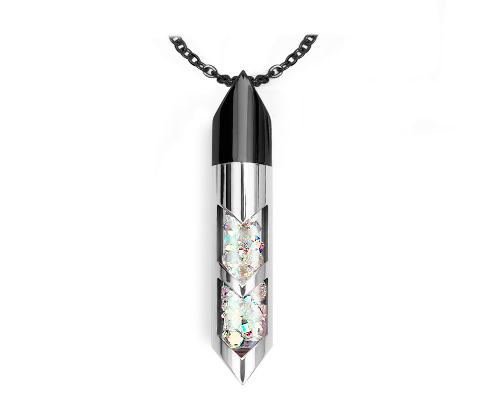 Shaker halsband - Juni, Svart/Silver