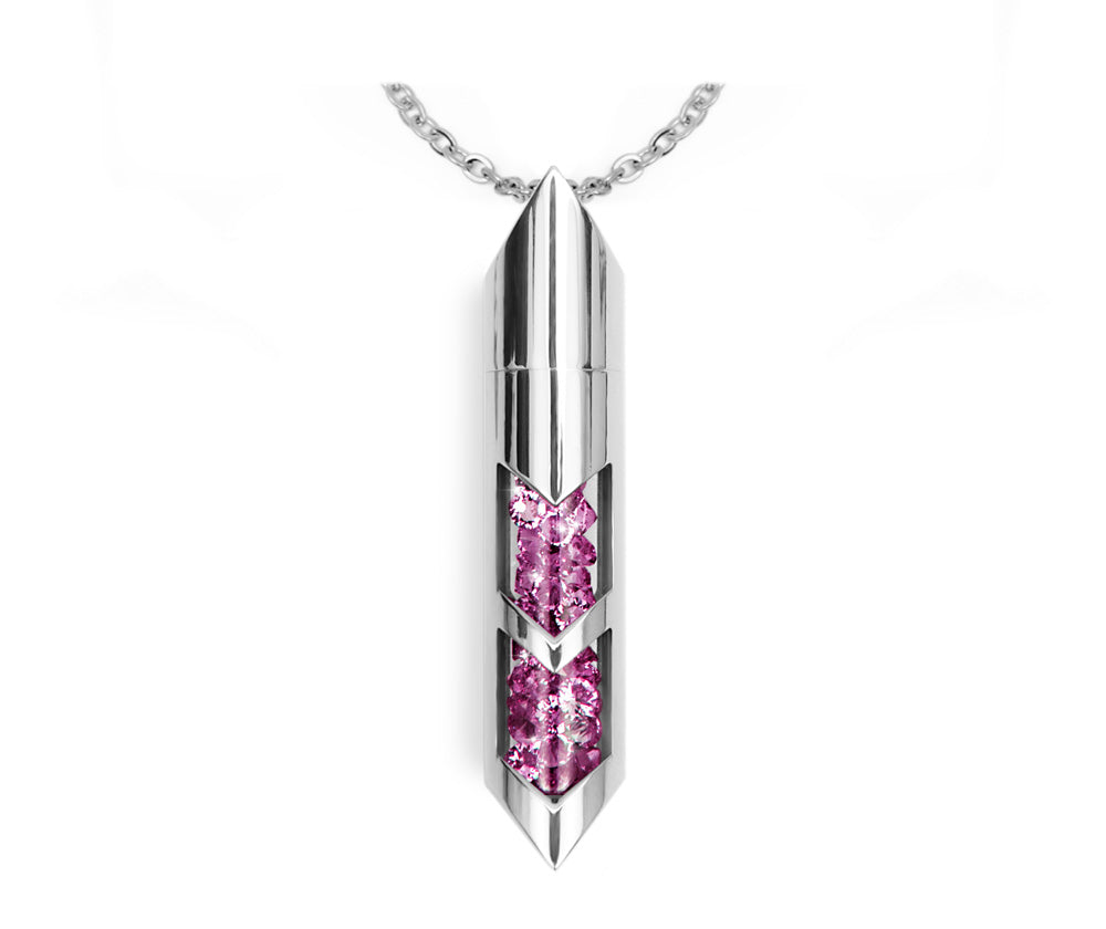 Shaker halsband - Juli, Silver